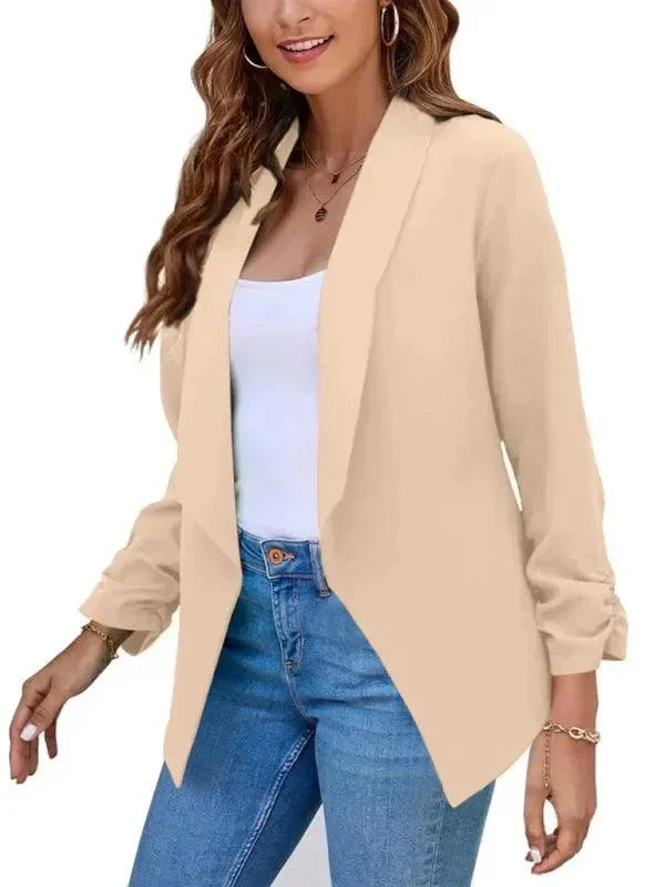 Heidi-Mode | Freizeit Slim Fit V-Ausschnitt Damen Blazer