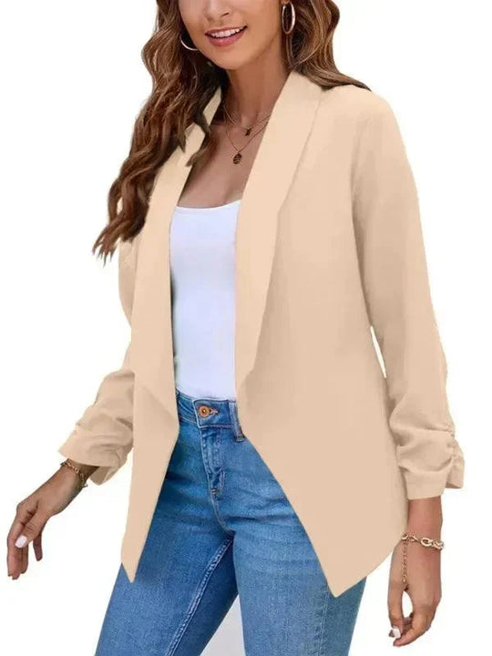 Heidi-Mode | Freizeit Slim Fit V-Ausschnitt Damen Blazer