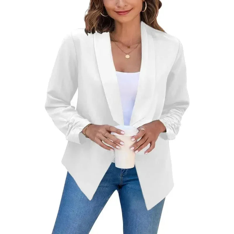 Heidi-Mode | Freizeit Slim Fit V-Ausschnitt Damen Blazer