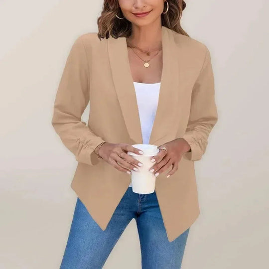 Heidi-Mode | Freizeit Slim Fit V-Ausschnitt Damen Blazer