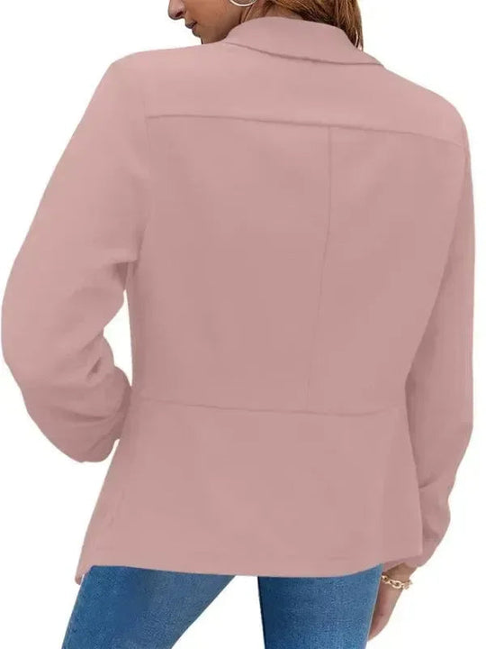 Heidi-Mode | Freizeit Slim Fit V-Ausschnitt Damen Blazer