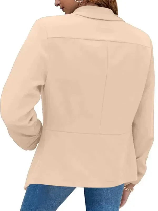 Heidi-Mode | Freizeit Slim Fit V-Ausschnitt Damen Blazer
