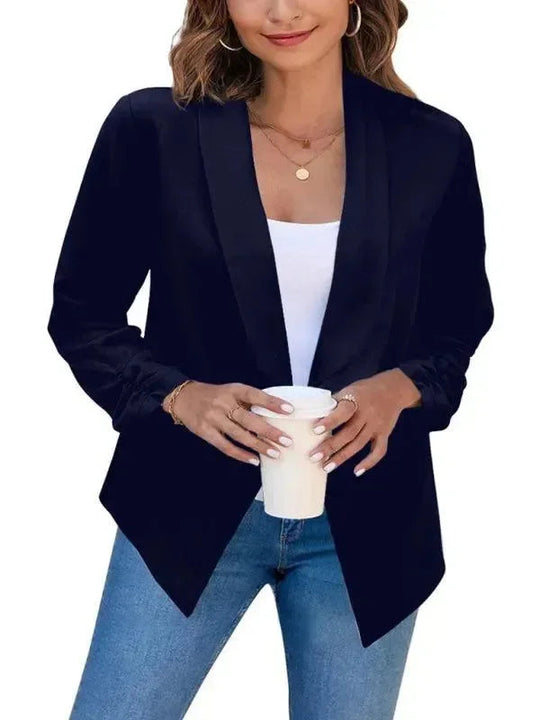 Heidi-Mode | Freizeit Slim Fit V-Ausschnitt Damen Blazer