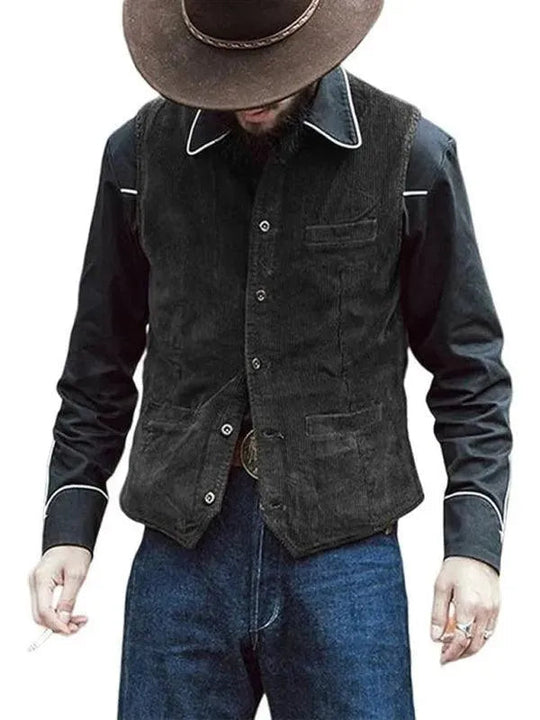 Heidi-Mode | Lässige Weste V-Ausschnitt Männer Westen