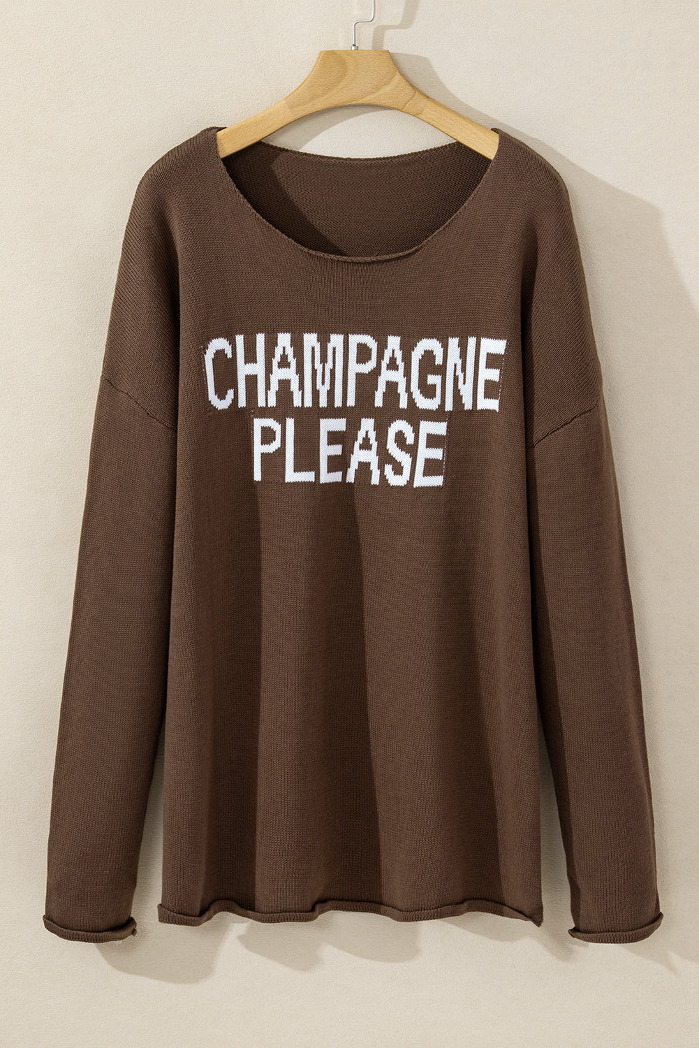 Champagne Please Grafik Pullover