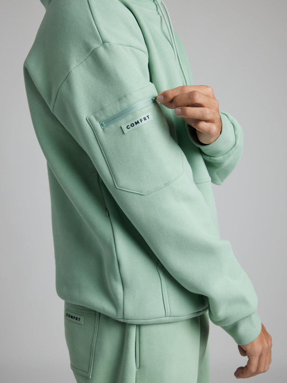 Heidi-Mode | Reise Kapuzenpullover mit Flugzeugmodus-Grafik