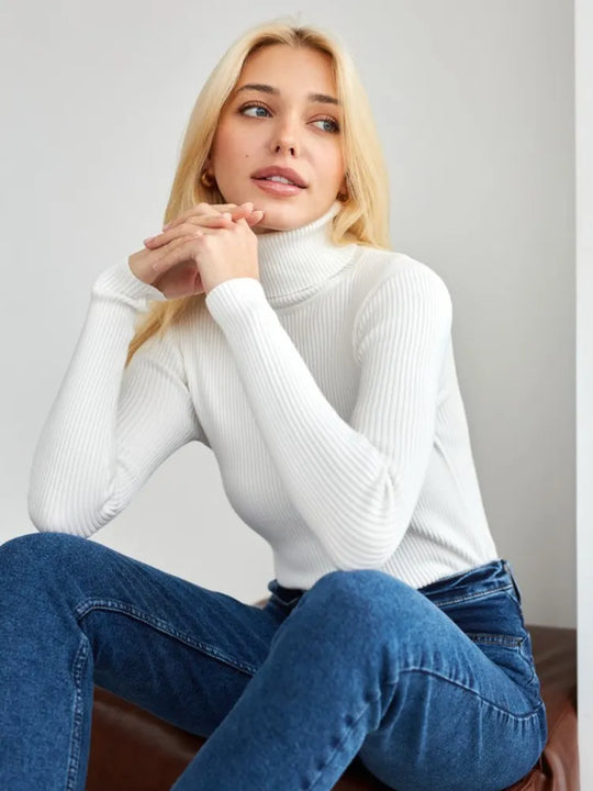 Heidi-Mode | Pulls À Col Roulé