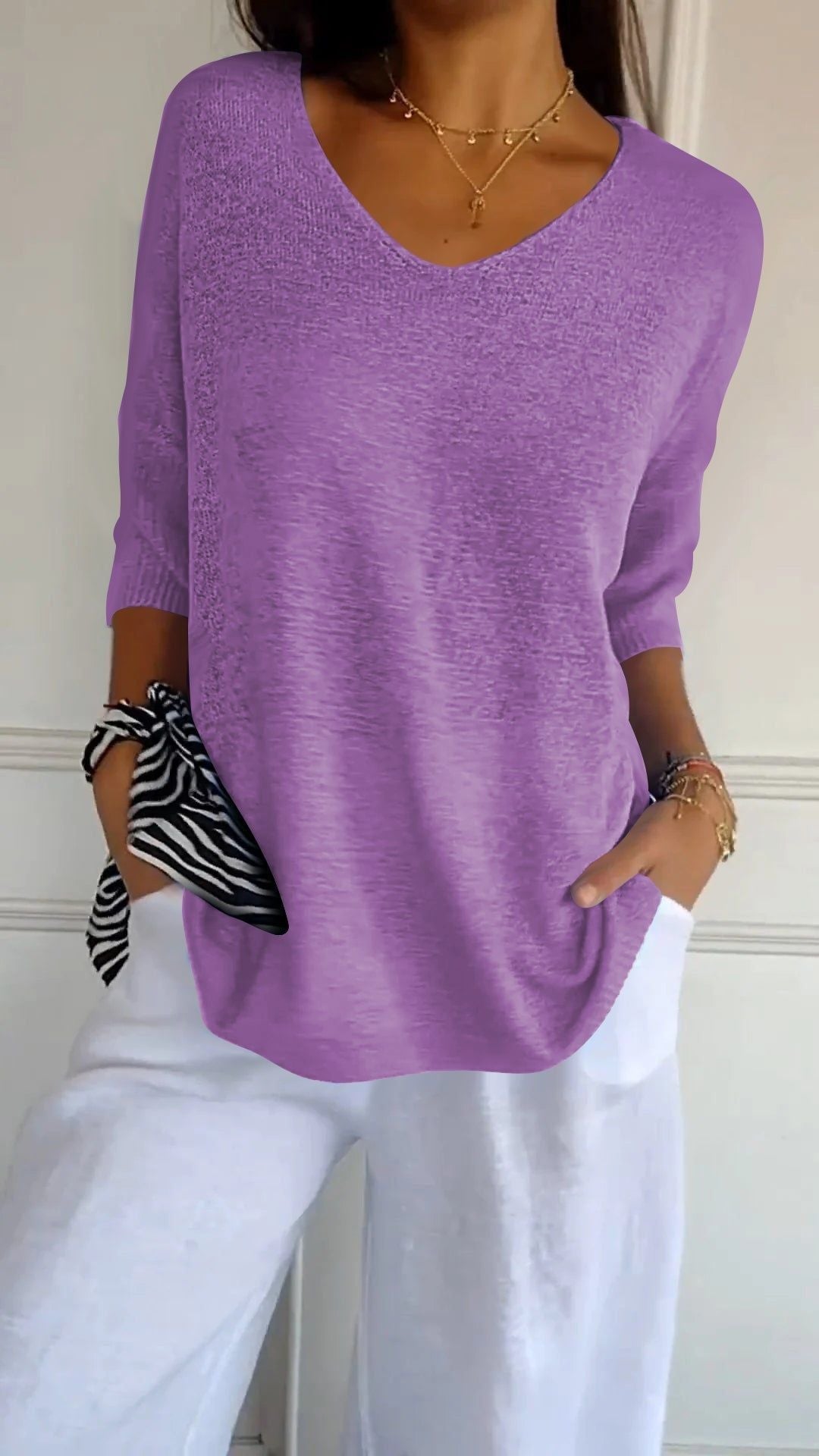 Heidi & Sara Shirt | Bequemer, lockerer Pullover
