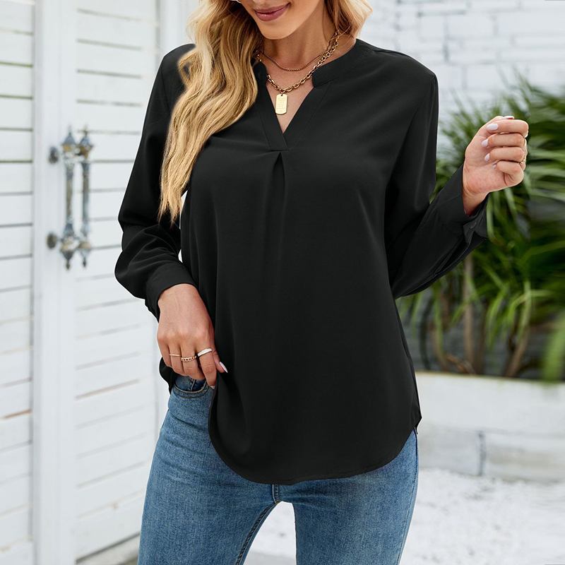 Audrina | Lässige Bluse mit Faltenwurf