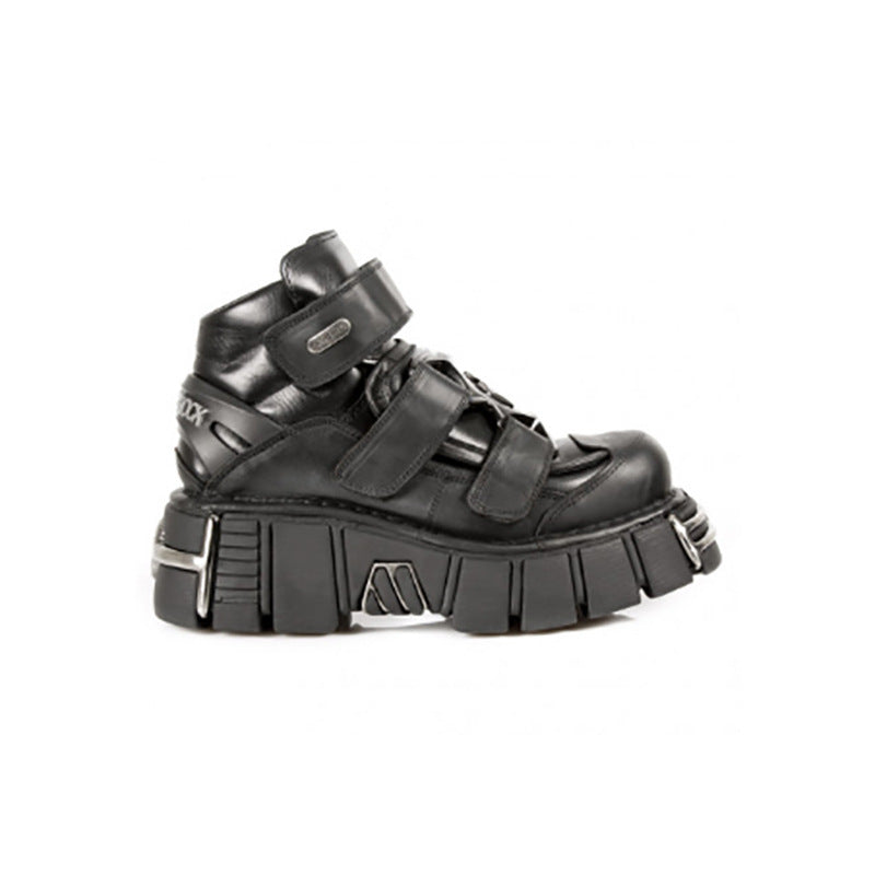 Heidi-Mode | Lave Metall Muffin Sohle Vaters Schuhe Sind Vielseitig und Runde Zeh Schuhe