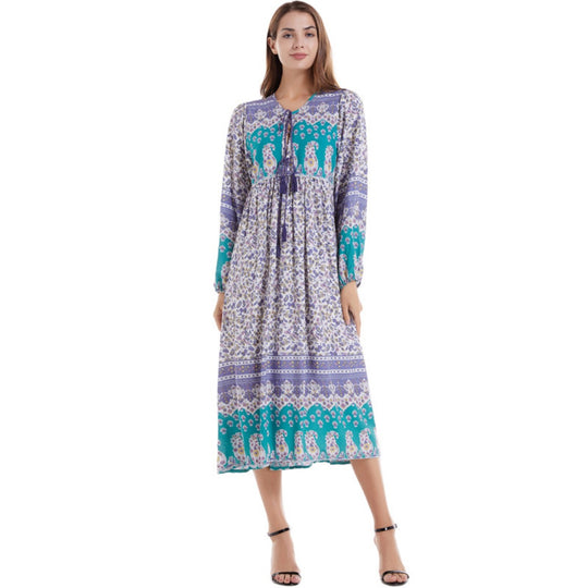 Heidi Mode | Kleid mit böhmischem Print