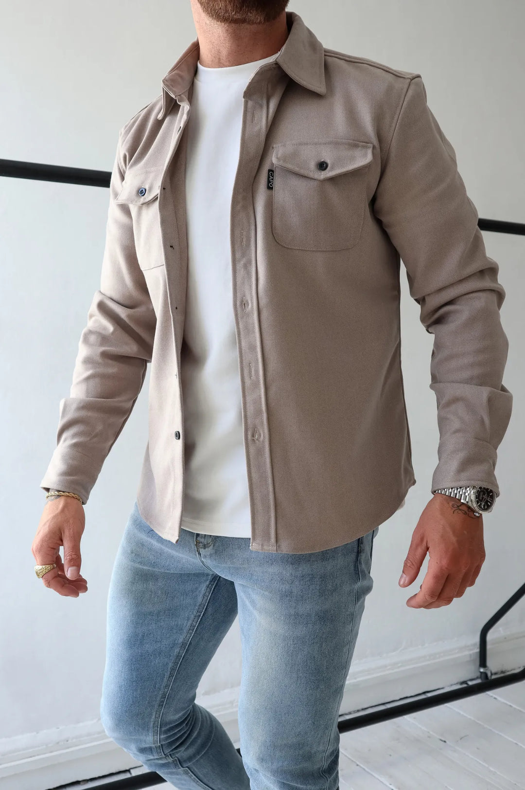 Heidi-Mode - Modernes Hemdjacke für Herren