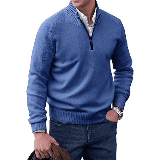 Eleganter Pullover mit Reißverschluss