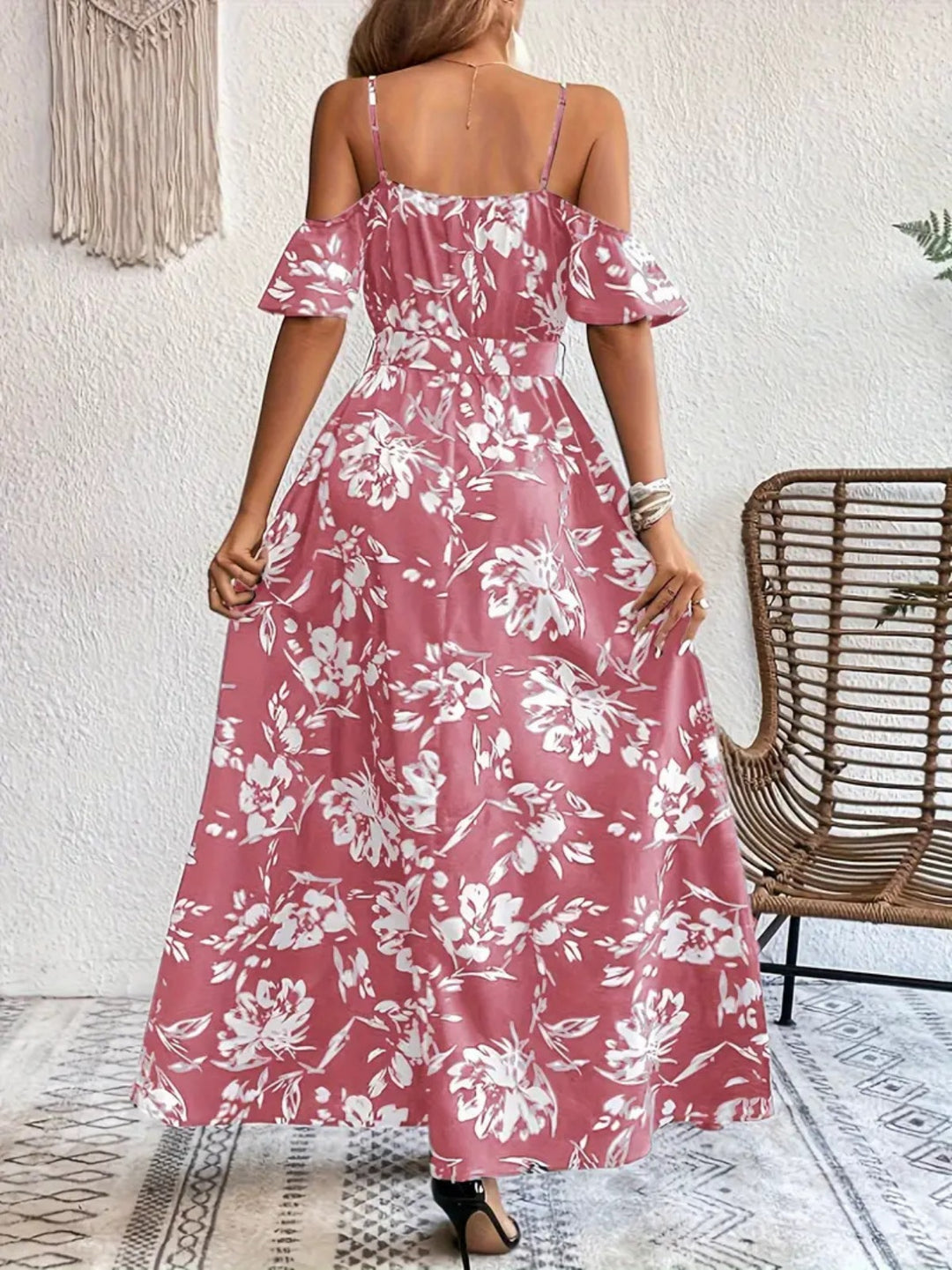 Heidi Mode | Unregelmäßiges Kleid mit Hosenträgern