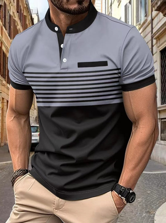 Heidi Mode | Gestreiftes Golf Henley Hemd