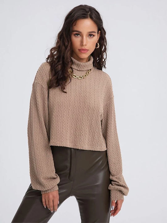 Heidi-Mode | Rollkragen Langarmshirt