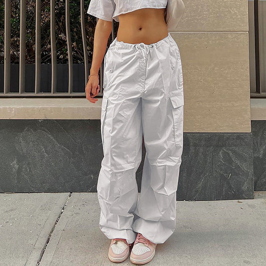 Heidi-Mode | Modische Damen Cargo Shorts mit Schnürung und Taschen