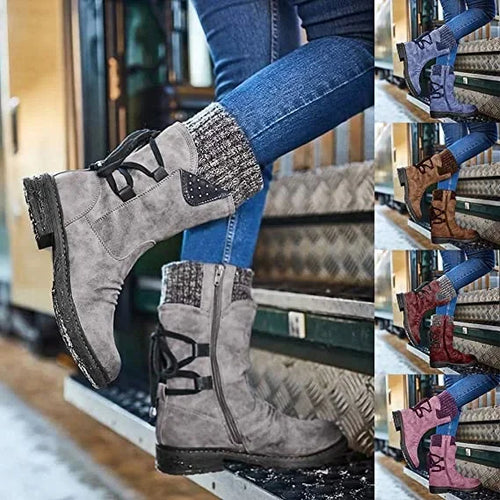 Heidi-Mode | Modische Winterstiefeletten Zum Schnüren