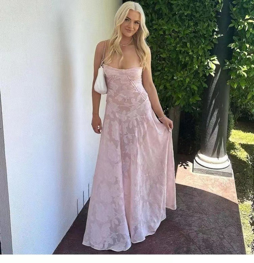 Heidi Mode | Perspektive Slim Fit Hosenträger Blumenkleid