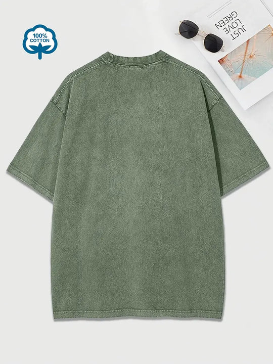 Heidi-Mode | Baumwoll-T-Shirt mit Rundhalsausschnitt