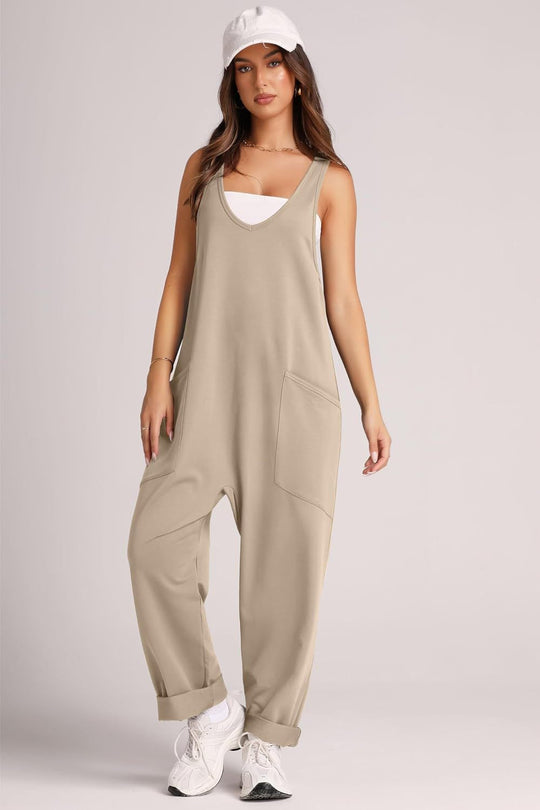 Heidi-Mode | Lovelet V-Ausschnitt Breite Träger Latzhose
