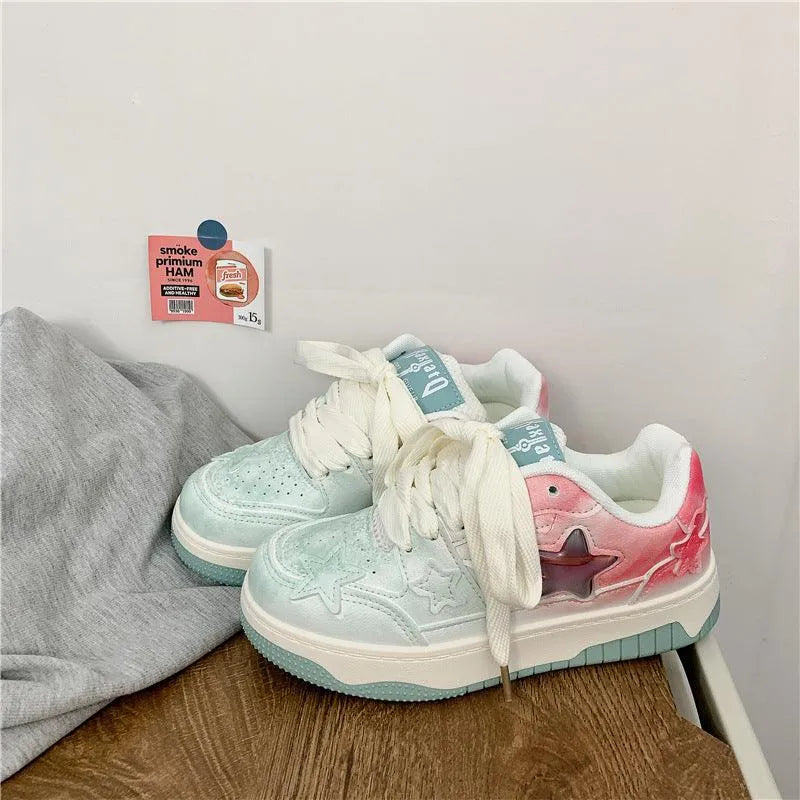 Heidi-Mode | Sneaker Damen mit Farbverläufen