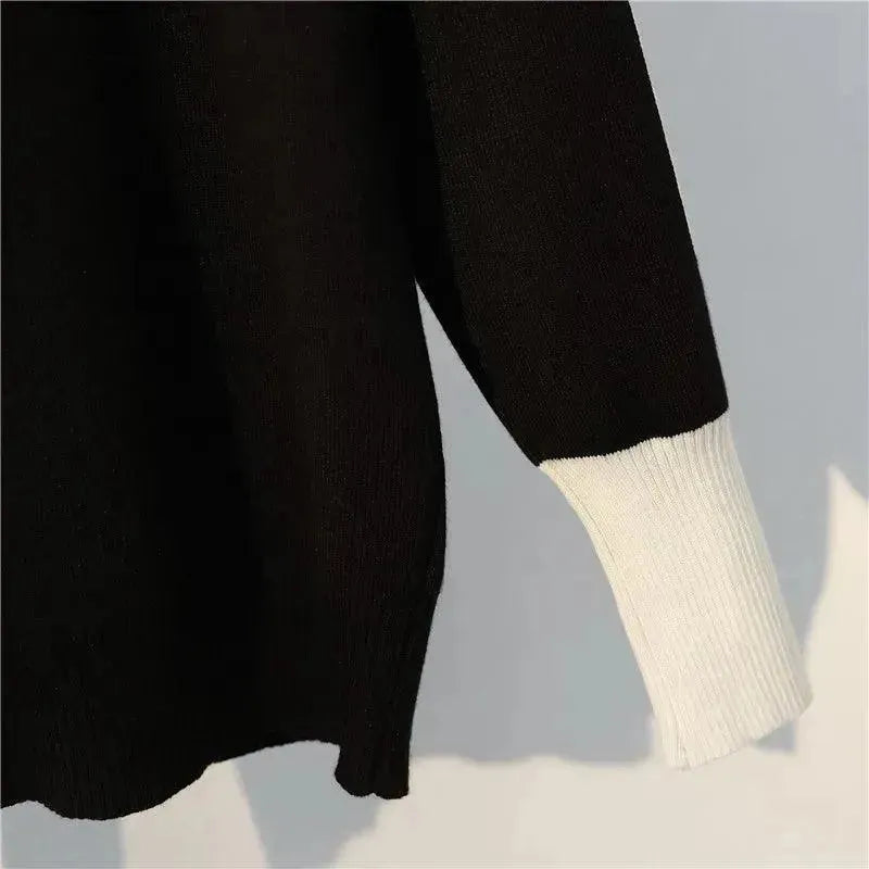 Heidi-Mode | Damen Freizeit Gestreift Zwei Teilig Pullover Satz