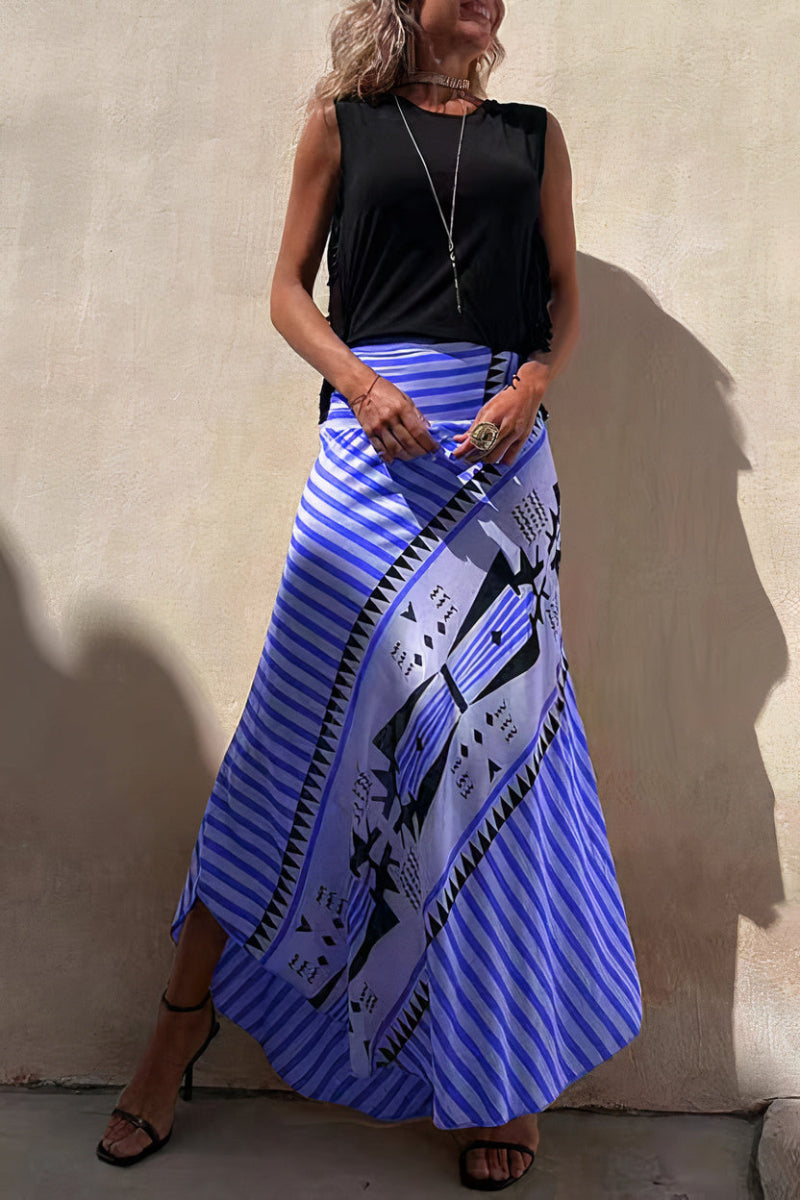 Heidi-Mode | Chic Sommer Maxi Rock für Damen
