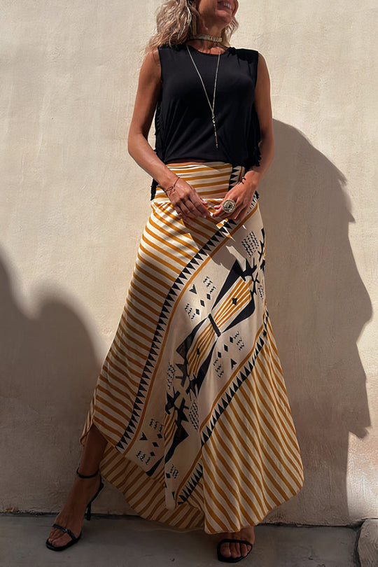 Heidi-Mode | Chic Sommer Maxi Rock für Damen