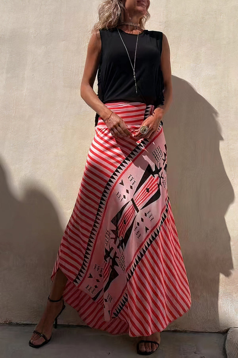 Heidi-Mode | Chic Sommer Maxi Rock für Damen
