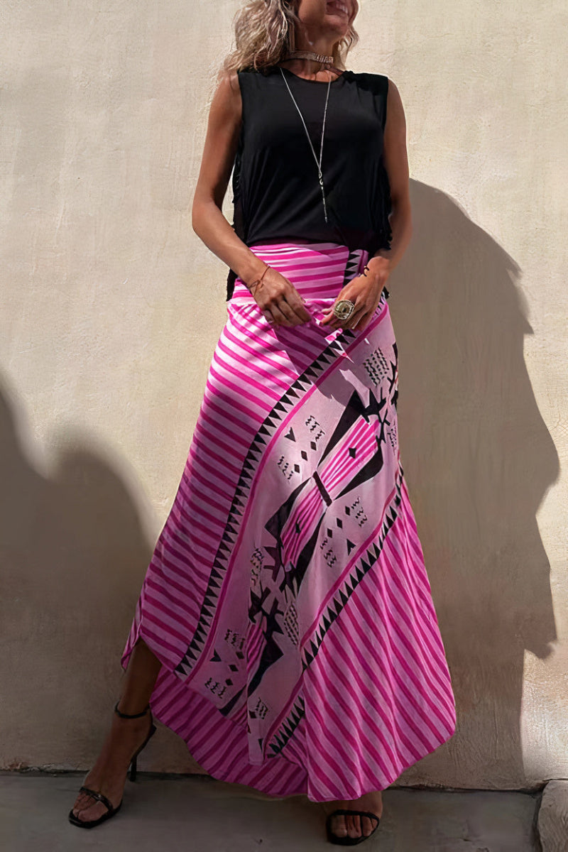 Heidi-Mode | Chic Sommer Maxi Rock für Damen