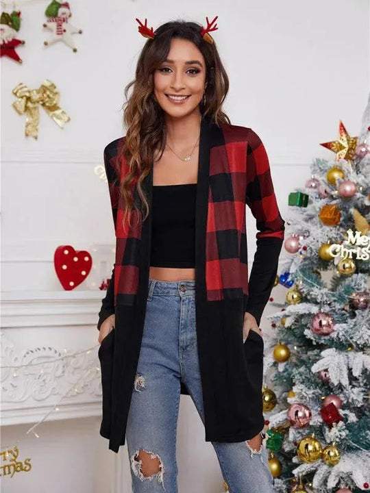 Heidi-Mode | Lässig Frauen Strickjacke Pullover