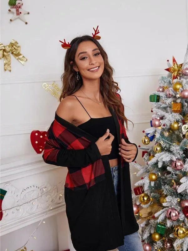 Heidi-Mode | Lässig Frauen Strickjacke Pullover