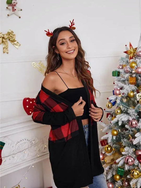 Heidi-Mode | Lässig Frauen Strickjacke Pullover