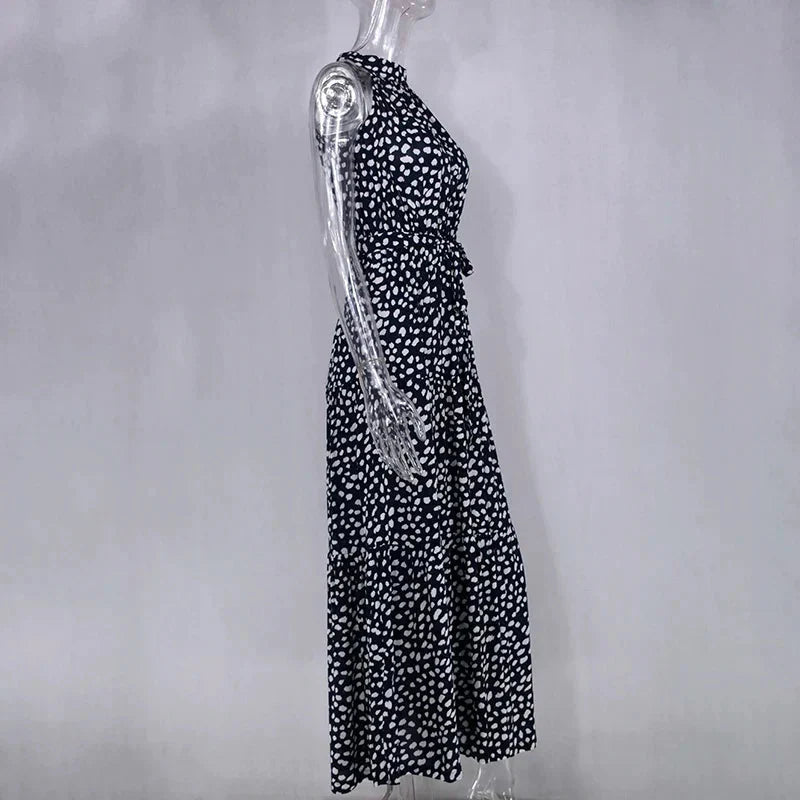 Heidi-Mode | Polka Dot Freizeit Sommerkleid