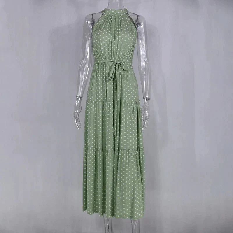 Heidi-Mode | Polka Dot Freizeit Sommerkleid