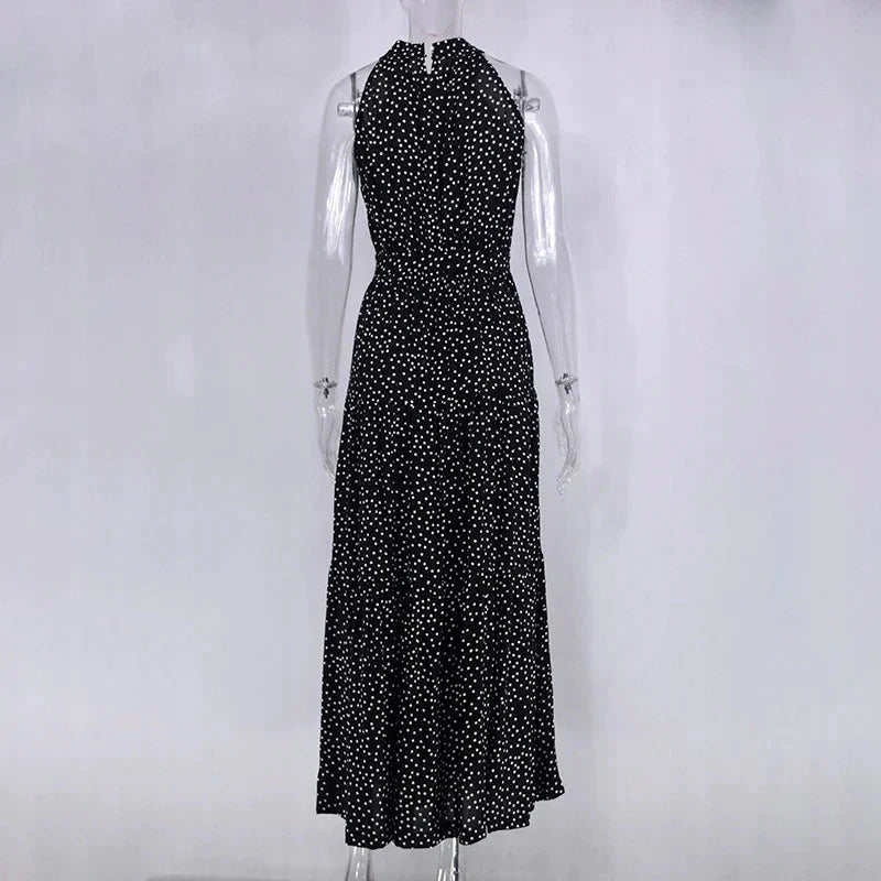 Heidi-Mode | Polka Dot Freizeit Sommerkleid