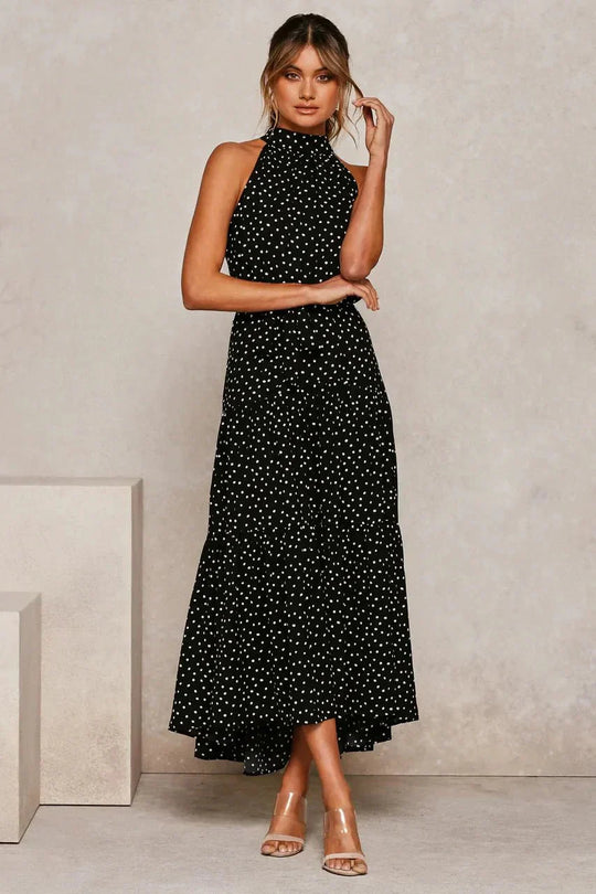 Heidi-Mode | Polka Dot Freizeit Sommerkleid