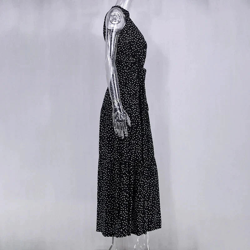 Heidi-Mode | Polka Dot Freizeit Sommerkleid