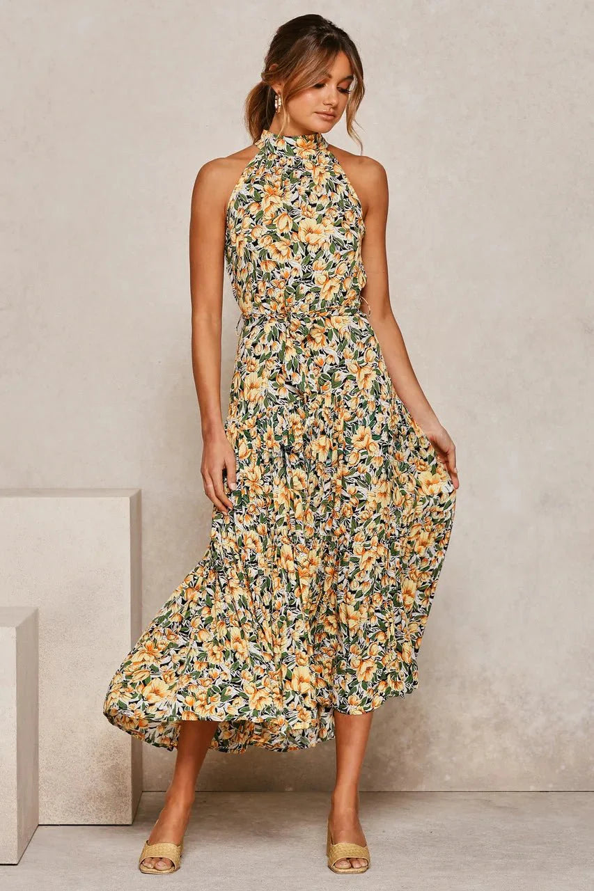 Heidi-Mode | Polka Dot Freizeit Sommerkleid