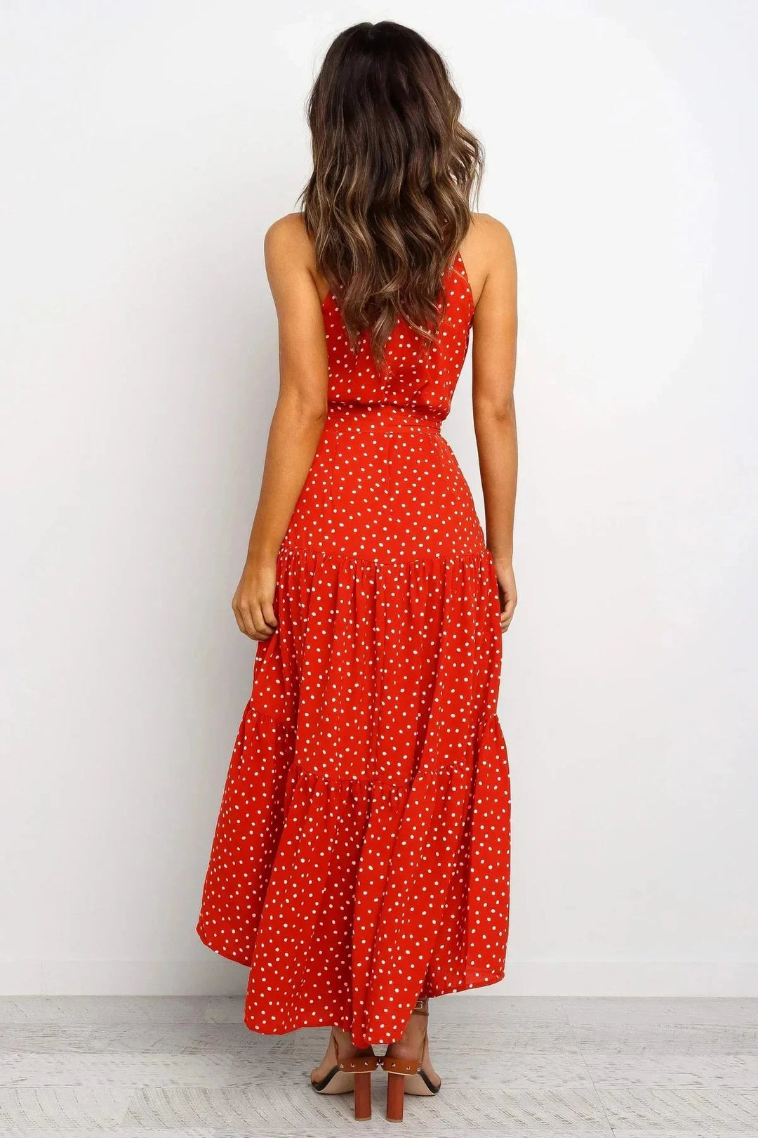 Heidi-Mode | Polka Dot Freizeit Sommerkleid
