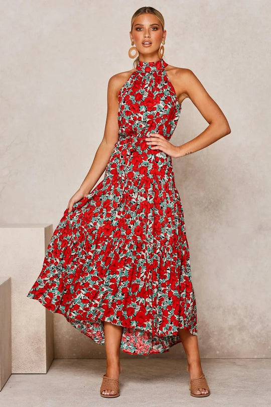 Heidi-Mode | Polka Dot Freizeit Sommerkleid