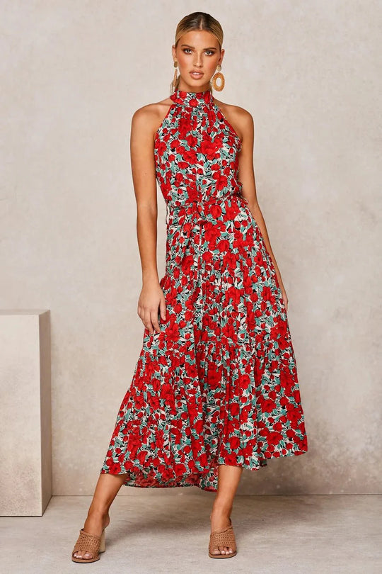 Heidi-Mode | Polka Dot Freizeit Sommerkleid