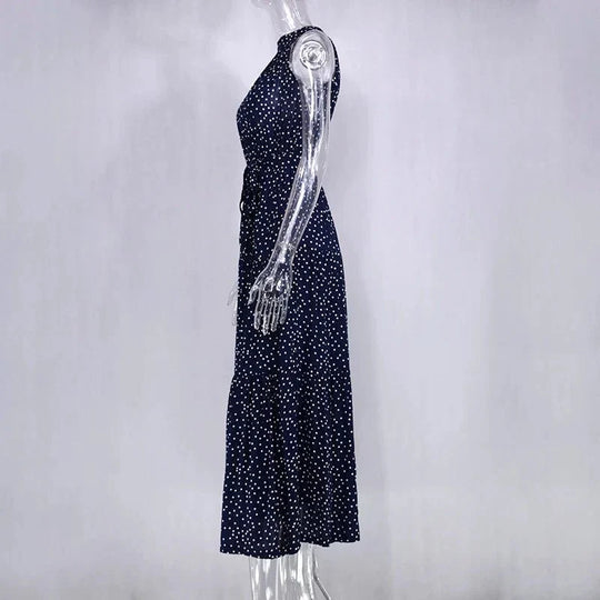 Heidi-Mode | Polka Dot Freizeit Sommerkleid