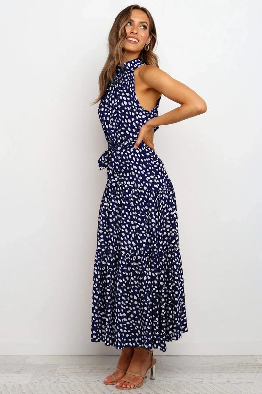 Heidi-Mode | Polka Dot Freizeit Sommerkleid