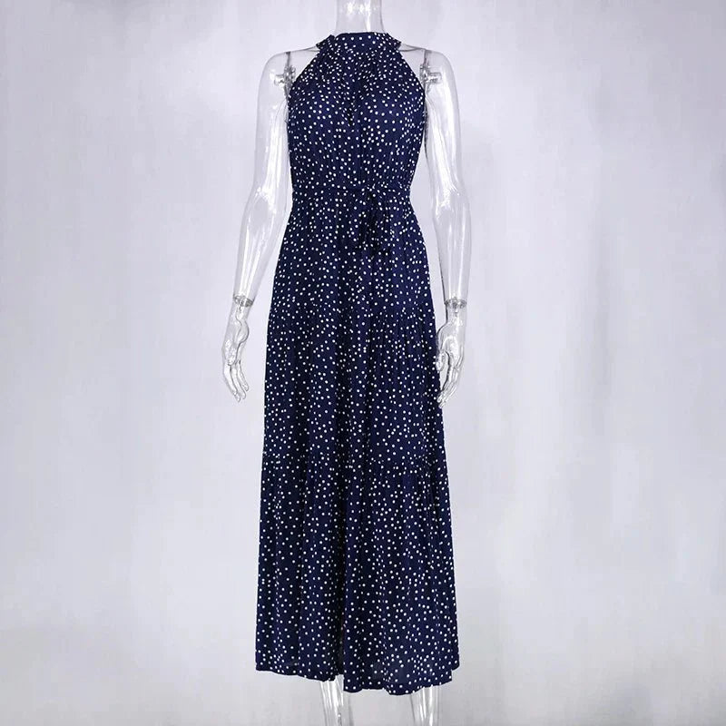 Heidi-Mode | Polka Dot Freizeit Sommerkleid