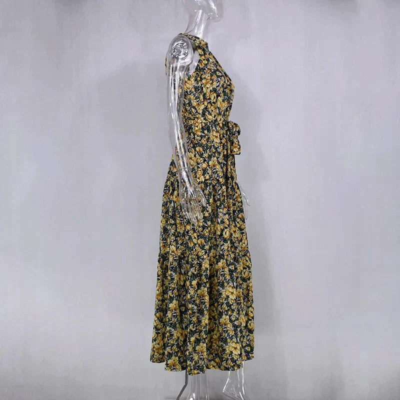 Heidi-Mode | Polka Dot Freizeit Sommerkleid