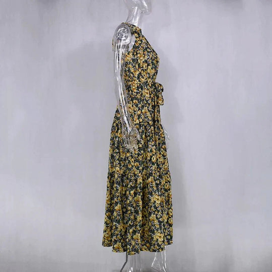 Heidi-Mode | Polka Dot Freizeit Sommerkleid