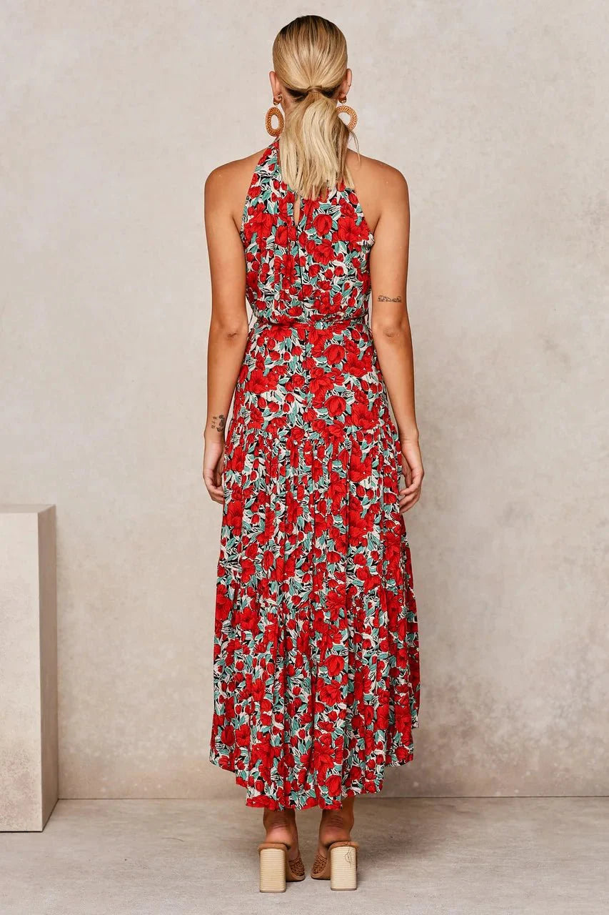 Heidi-Mode | Polka Dot Freizeit Sommerkleid