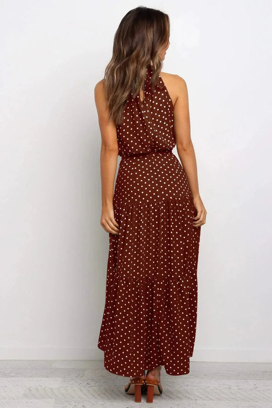 Heidi-Mode | Polka Dot Freizeit Sommerkleid
